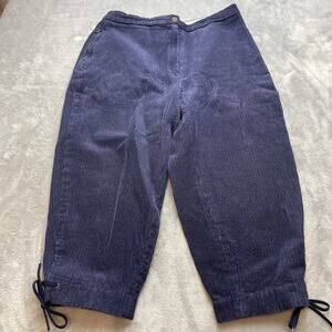Elho Riding Breeches Equestrian Pants Womens S Navy Corduroy Cross Country Ski